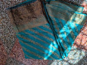 Elegant Striped Sari Blouse