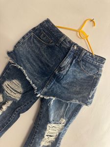 Priyanka Chopra Inspired Skirt Jeans