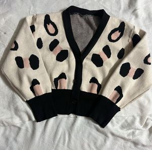 Leopard Print Cardigan