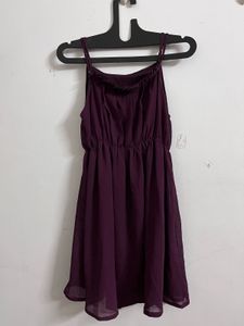 Elegant Purple Sundress