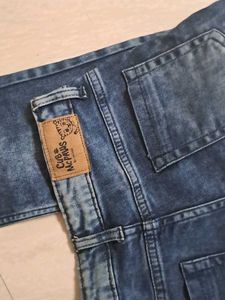 4 Items Jeans Girls&#39; Striped Denim Joggers✨️