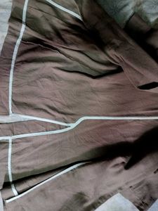 Brown Short Sleeve Blazer