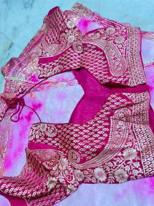 Royal Banarasi Tie-Dye Silk Saree with Heavy Zari