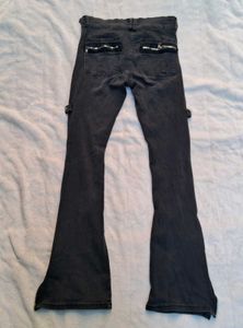 Gothic y2k grunge Punk bootcut Pants