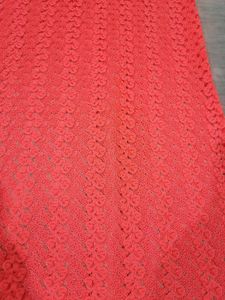 Coral Crochet Cover Up