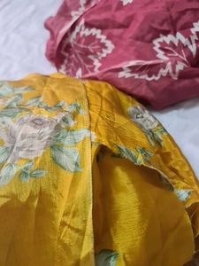 Combo : Floral Print Suits Kaftans Fabric.