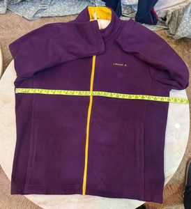Purple Fleece Zip-Up Jacket