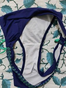 Navy &amp; Green Swim Bottom