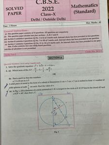 CBSE Class 10 Mathematics Question Bank