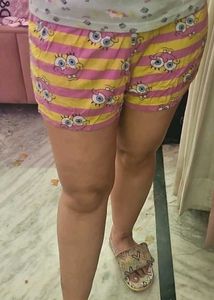 Fun Patterned Pajama Shorts