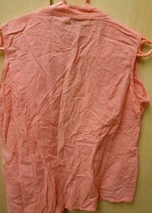 Pretty Pintuck Cotton Sleeveless Top