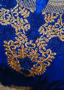 Blue Embroidered Kurta Set