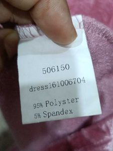 Shein Pink Velvet Cold Shoulder Dress