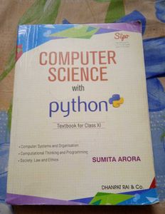 Computer Science With Python Class 11