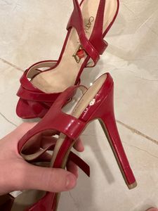 Never Used Red Heels From Europe / Damaged