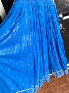 Blue Gown With Jacket