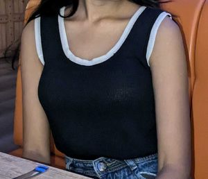 Sleeveless Black Top