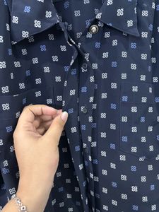 New Printed Blue Shirt