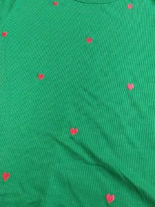 heart print tshirt