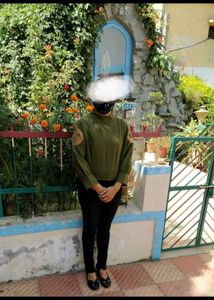 Stylish Olive Green Top