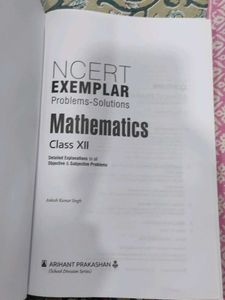 NCERT Exemplar Mathematics XII