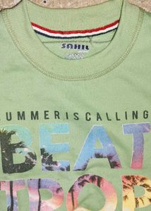 Boys Cotton Jeans Wool Teshirt