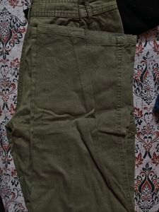 Olive Green Cargos