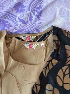 Shree Beige Ethnic Dress With Jacket