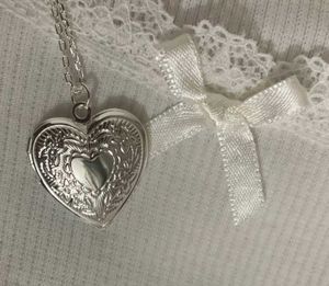 Big Size Openings Heart Necklace