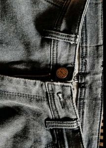 Striped Denim Jeans