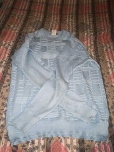 Blue Patterned Sweater