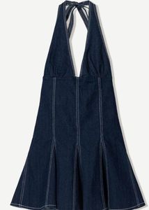 Bershka (Denim Halter Mini Dress)