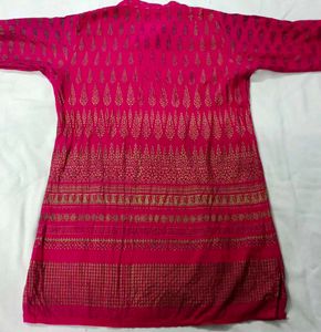Short Pink Kurta