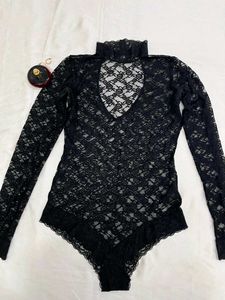 Black Lace Bodysuit