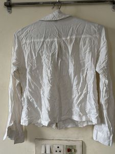 White Button-Down Top shirt