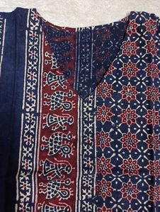 Ethnic Print Kurta Top