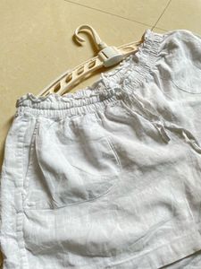 Next Y2k High Waist Cotton Shorts