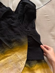 H&amp;M Shaded Wrap Around Dress