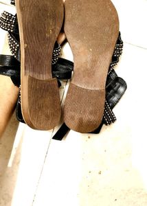 Black Party Sandal