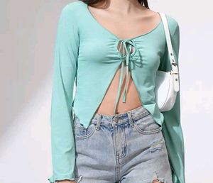 Full Sleeves Flare Top 🩵