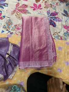 Pink saree for women
