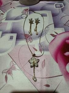 Elegant Floral Pearl Jewelry Set