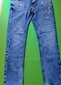 Ripped Blue Jeans