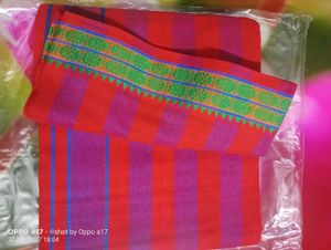 Pilot Brand New Pure Cotton Pooja Dhoti Jode
