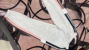 Stylish White Track Pants