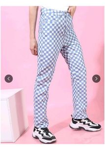 Checkered Casual Pants