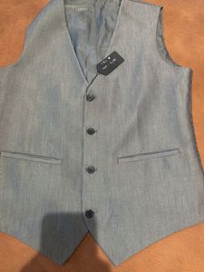 Gray Suit Vest