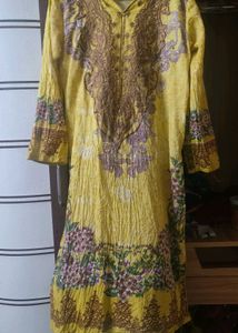 Yellow pakistani dress