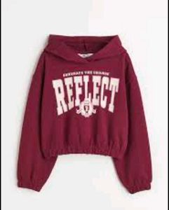 H&amp;M Burgundy 'Reflect' Hoodie