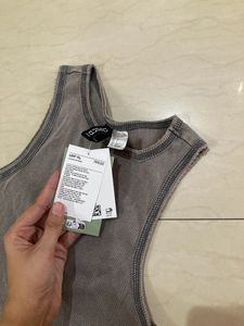 NEW WITH TAGS H&amp;M Ribbed Vest Top For Women